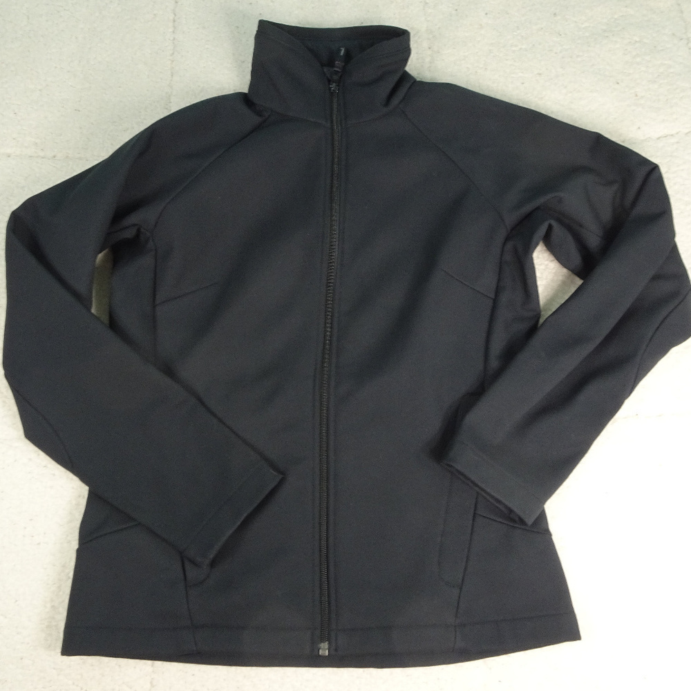 Columbia Full Zip Black Jacket Small EUC